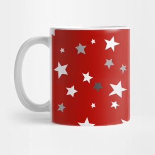 Stars In A Sea of Bright Red Mug